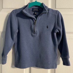 Ralph Lauren Polo 1/4 zip Pale blue sweater